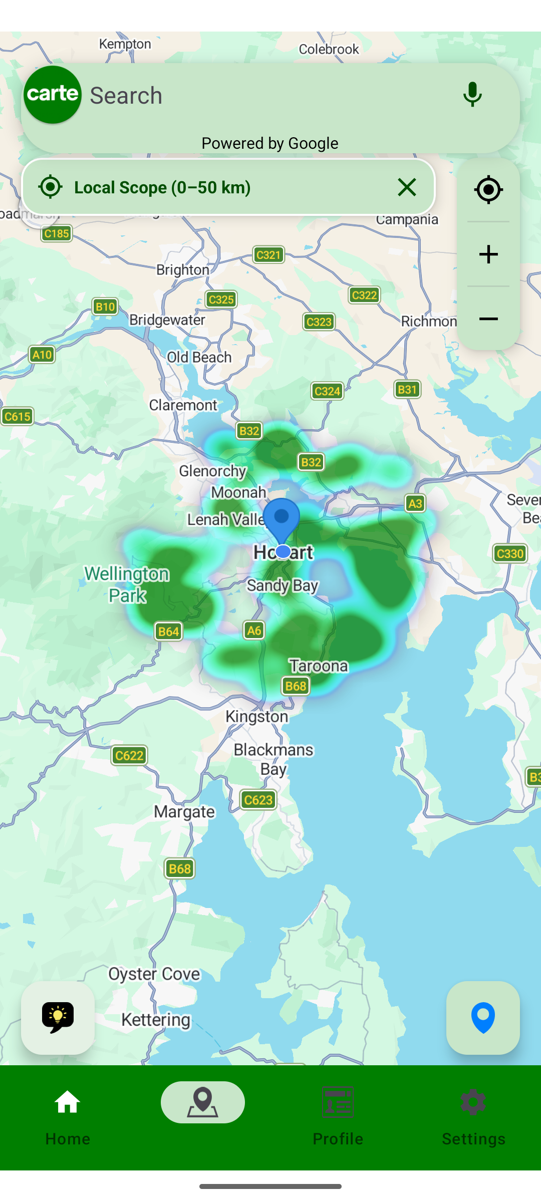 Producer Zone Rings and Demand Heatmaps